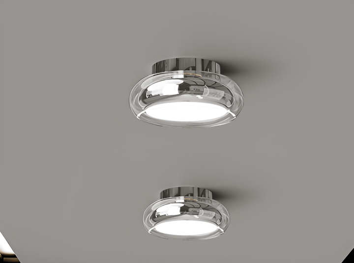 Vintage mała akrylowa oprawa sufitowa LED