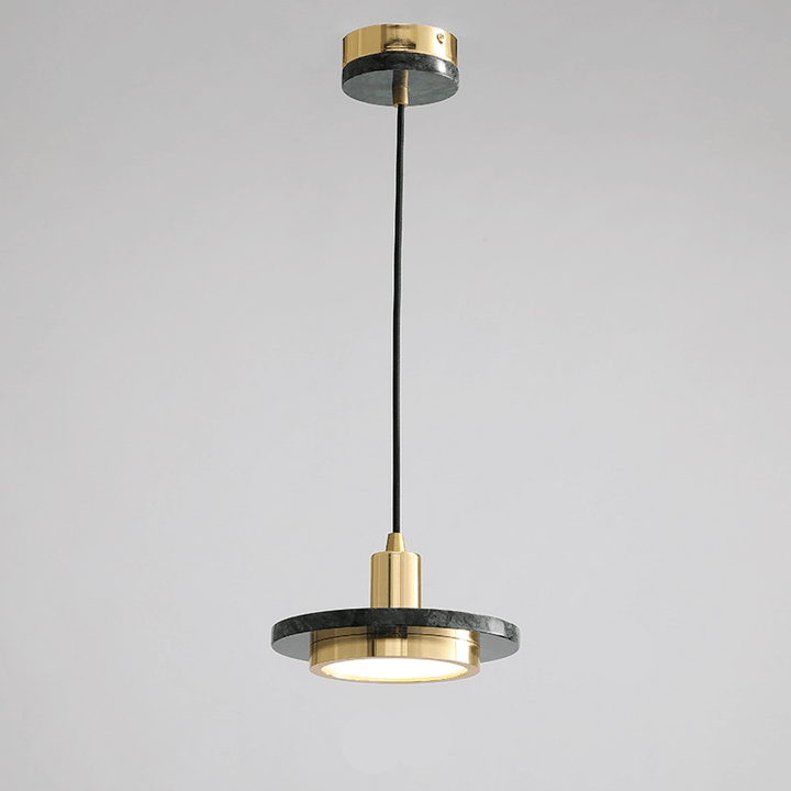Minimalistyczna Marmurowa Lampa Wisząca – Nowoczesne Oświetlenie Wnętrz