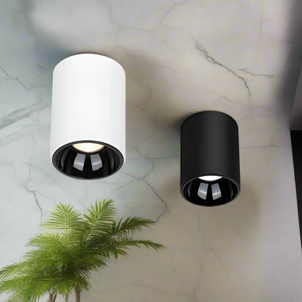 Okrągłe lampy sufitowe Cob