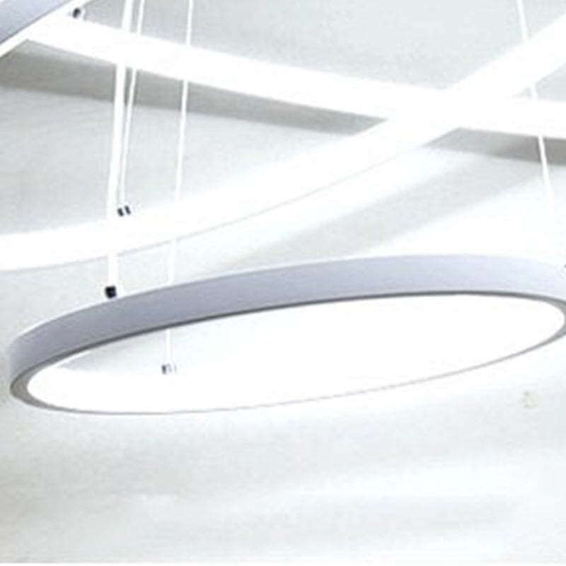 Nowoczesna lampa sufitowa z 3 pierścieniami - Wymiary 20x40x60cm