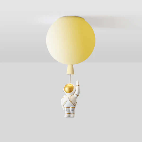 Nowoczesne oświetlenie sufitowe LED Księżyc/Astronauci