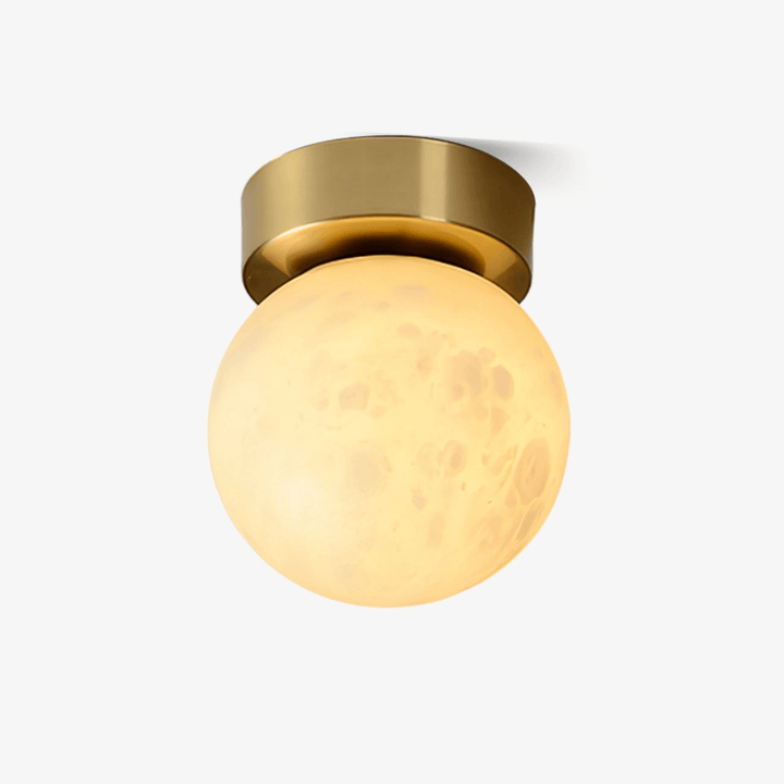 Lampa sufitowa z alabastru z wbudowanym oświetleniem LED, nowoczesny styl