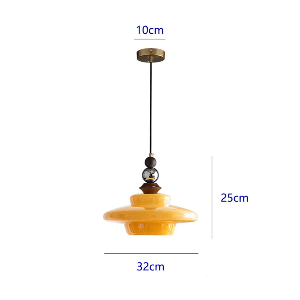 Wisząca Lampa Jadalniana w Stylu Średniowiecznym Beżowa