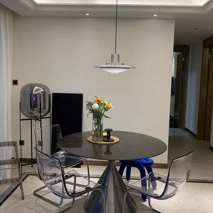 Nowoczesne nordyckie aluminiowe lampy wiszące