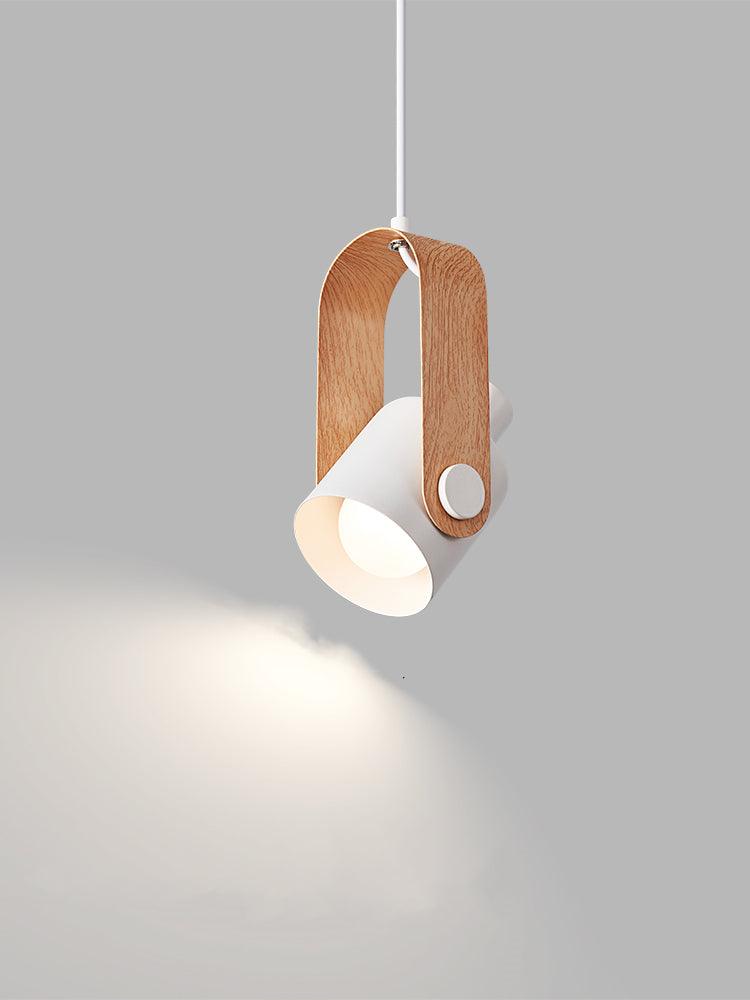 Nordycka Lampa Wisząca | Drewno i Metal