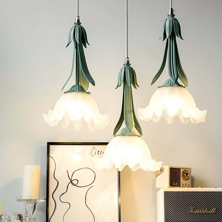 Lampa Wisząca Kwiatowa Konwalia
