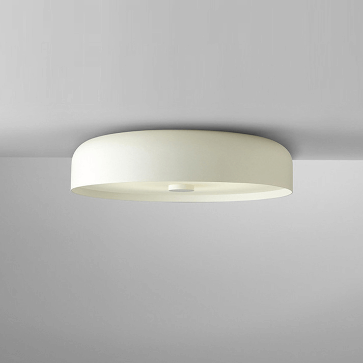 Minimalistyczna Retropłaska Lampa Sufitowa LED do Wnętrz