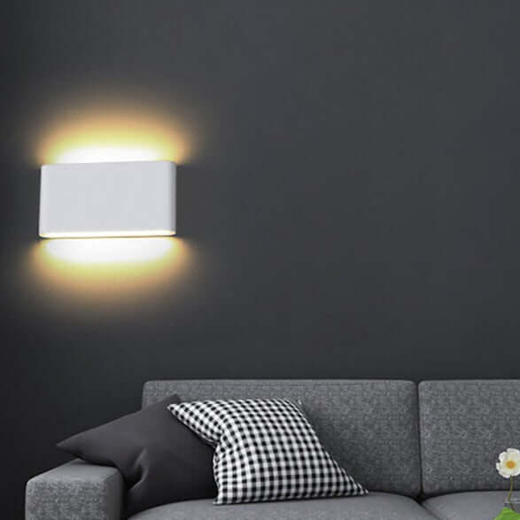 Nowoczesna Zewnętrzna Lampa Ścienna LED - Oświetlenie Góra i Dół