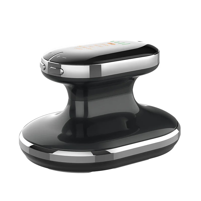 Nowoczesne, kompaktowe urządzenie wyszczuplające 4 w 1 w kolorze białym i czarnym do rzeźbienia ciała, tonowania mięśni i redukcji tkanki tłuszczowej w domu.