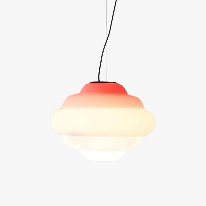 Lampa wisząca w kształcie chmury z efektem gradientu