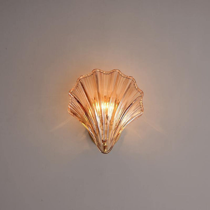 Lampka ścienna design muszla