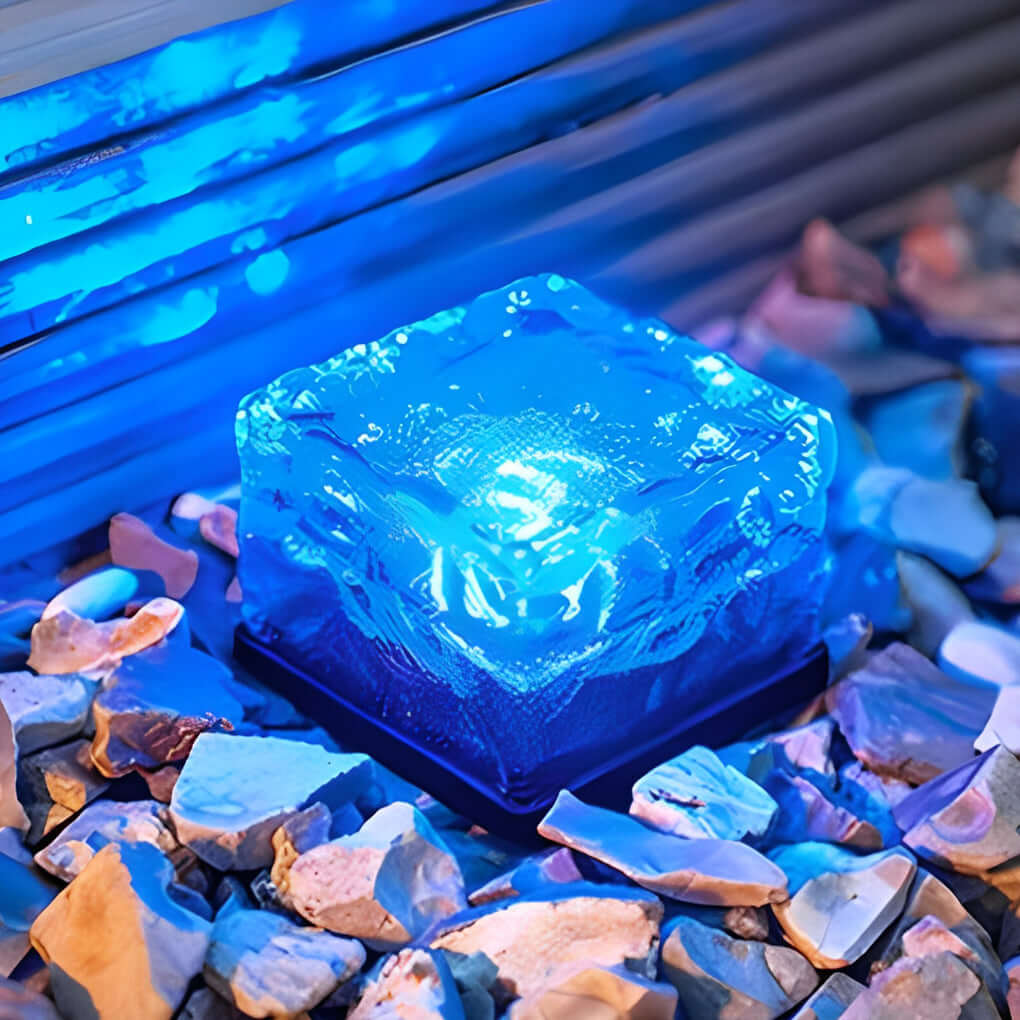 Kwadratowa Lampa Solarna Zewnętrzna - Oświetlenie LED