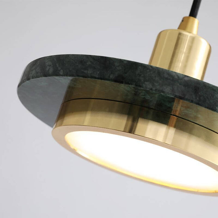 Nowoczesna, Prosta Lampa Wisząca z Marmuru