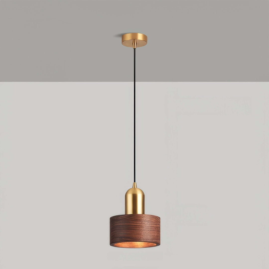 Funkcjonalna Lampa Wisząca Cylinder w Stylu Japońskim