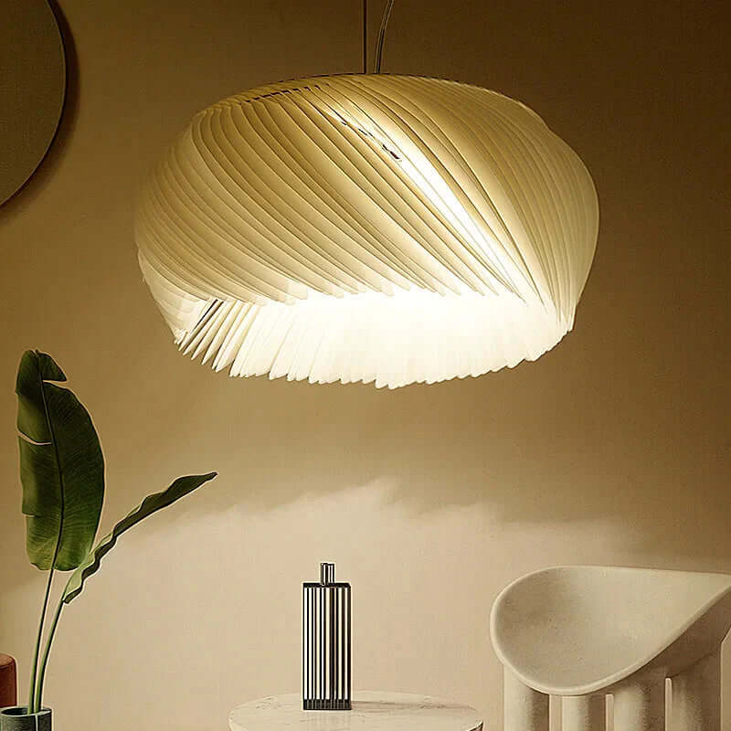 Lampa sufitowa z akrylu o prostym designie