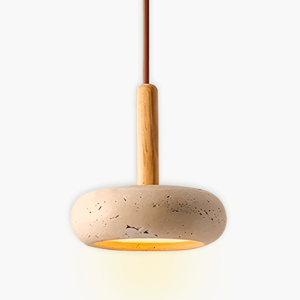 Lampa wisząca Osho z naturalnego kamienia