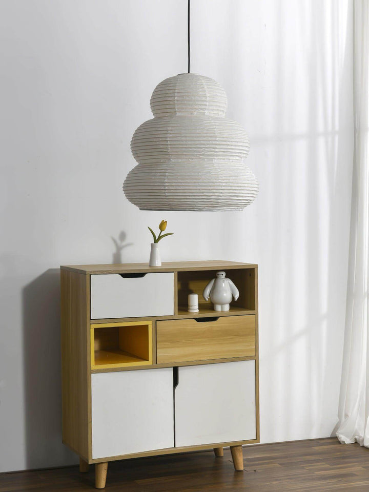 Wisząca Lampa z Papieru Ryżowego
