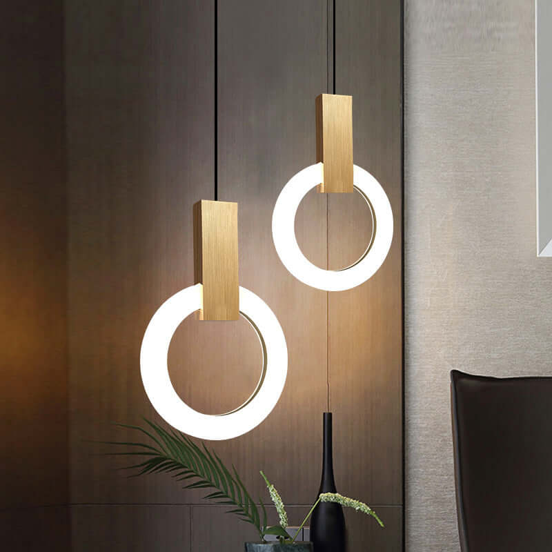 Nordycki pierścień - lampa wisząca LED