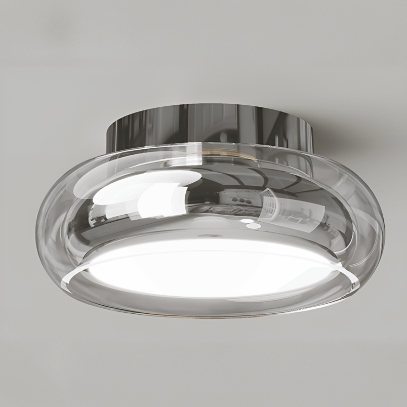 Oprawa sufitowa LED w stylu vintage z akrylu, mała