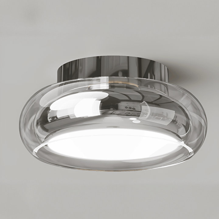 Oprawa sufitowa LED w stylu vintage z akrylu, mała