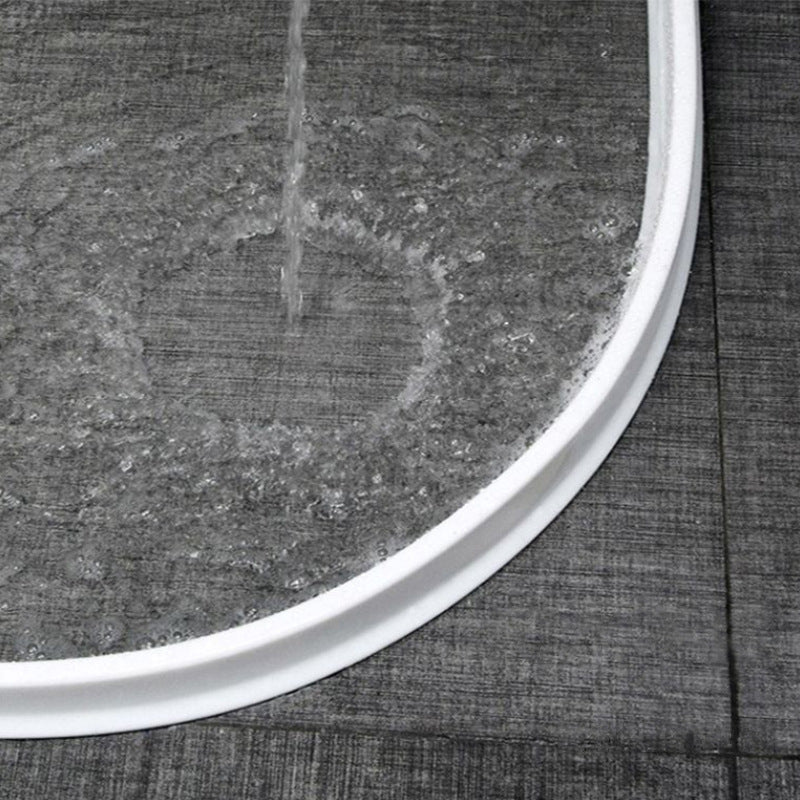 Elastyczna, wodoodporna silikonowa bariera prysznicowa, łatwa do zainstalowania, aby zapobiegać wyciekom wody.