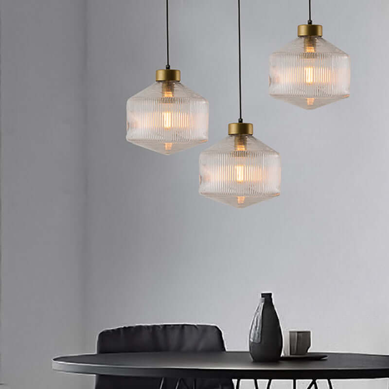 Bębnowa lampa wisząca w nowoczesnej estetyce