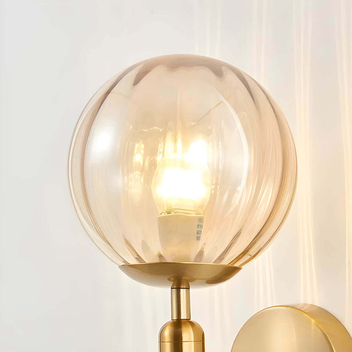 Jasna - Lampa Ścienna z Ręcznie Wykonanego Szkła