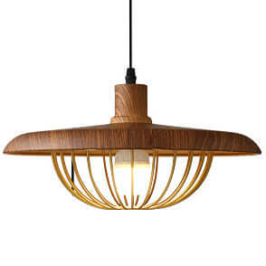 Nowoczesna Lampa Wisząca Drewniany Design