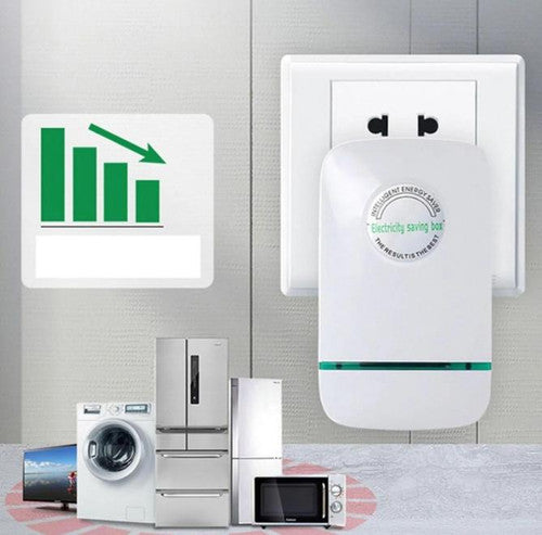 Kompaktowy moduł oszczędzania energii podłączony, nowoczesny design, skutecznie redukuje zużycie prądu.