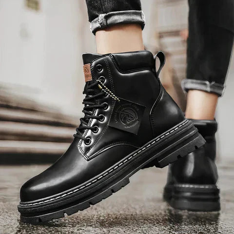 Buty skórzane dla mężczyzn z nowoczesnym designem i wysokiej jakości materiałami.