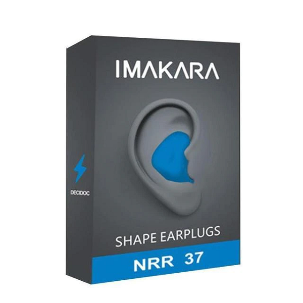 Komfortowe silikonowe zatyczki do uszu w różnych kolorach, zapewniające izolację akustyczną i ochronę przed wilgocią.