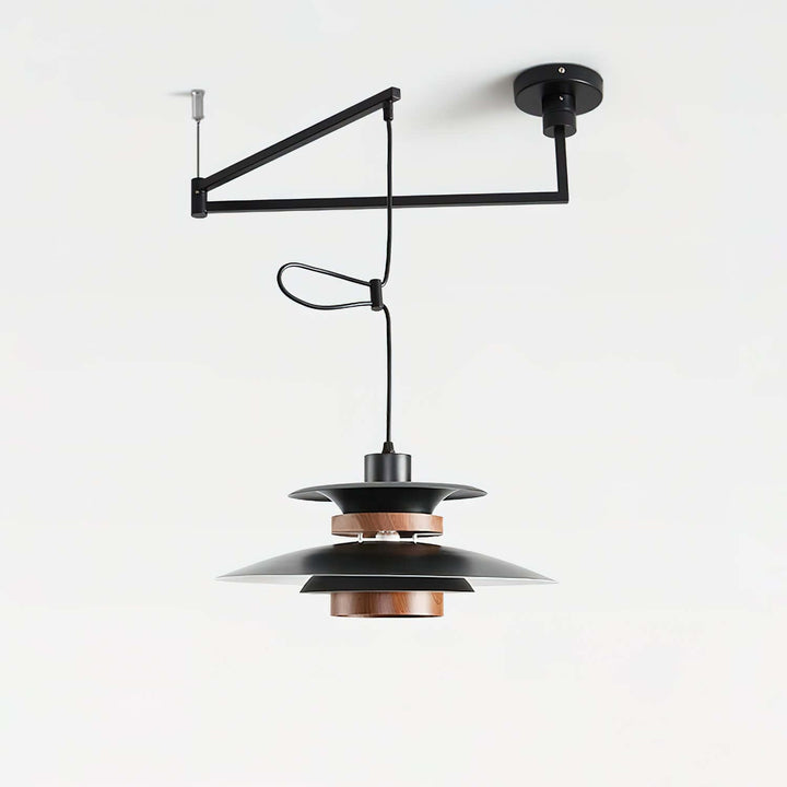 Lampa wisząca Mercero z obrotowym ramieniem
