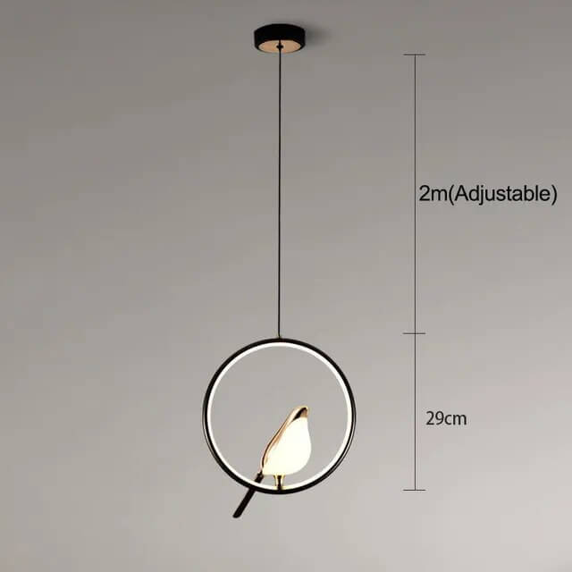 Lampy sufitowe z ptakiem, luksusowe lampy wiszące