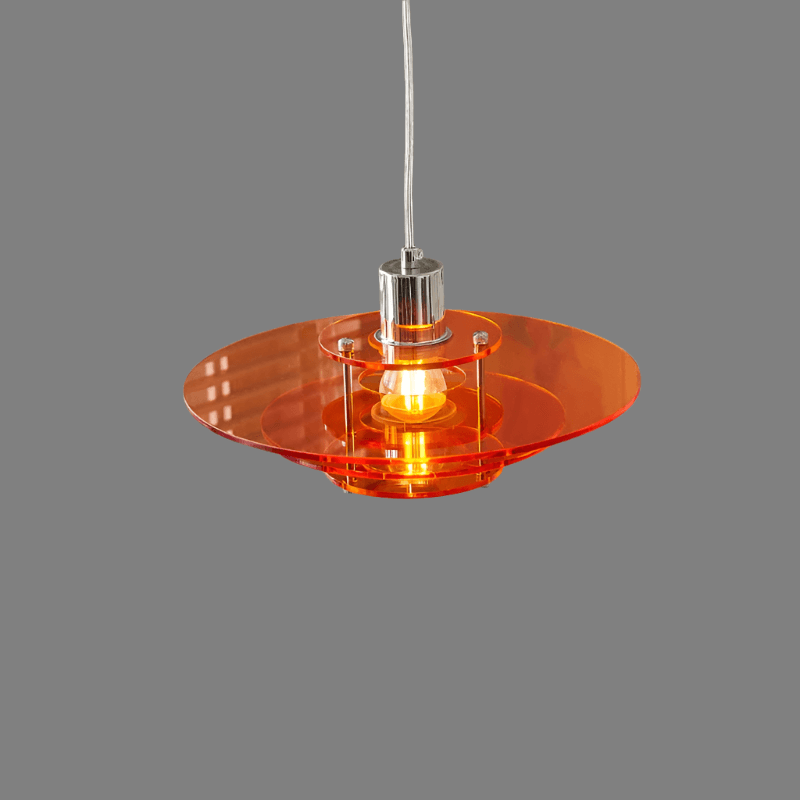 Designerska Lampa Wisząca UFO – Akrylowa Lampa Vintage