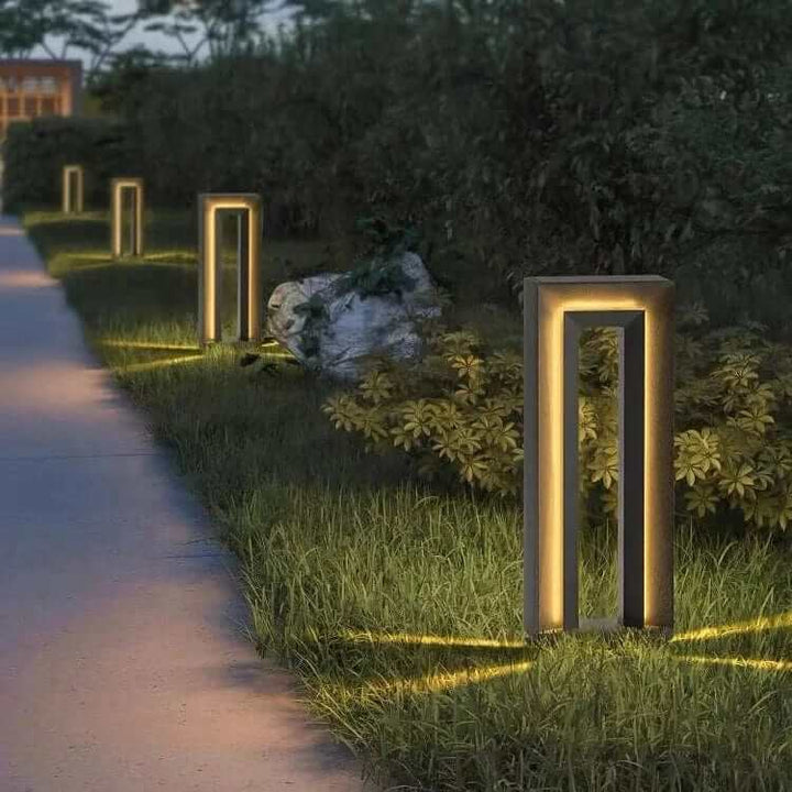 Nowoczesna lampa solarna zewnętrzna LED