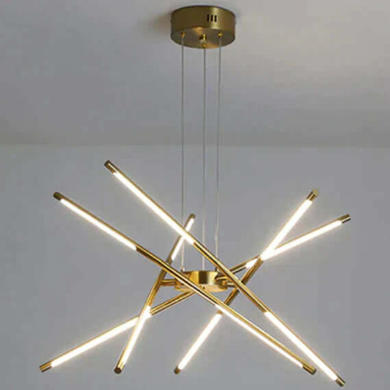 Lampa sufitowa industrialna pająk z ciepłym światłem