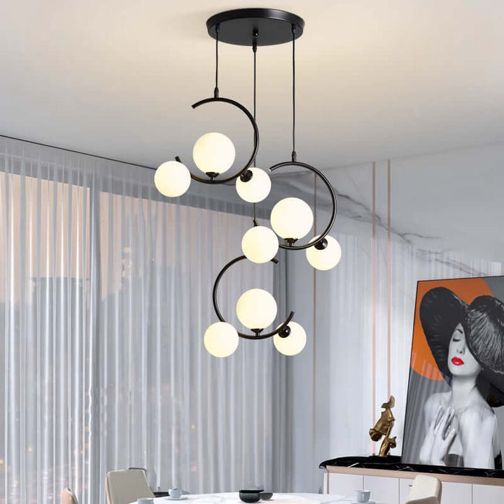Nowoczesna Lampa Wisząca LED do Dekoracji Wnętrz