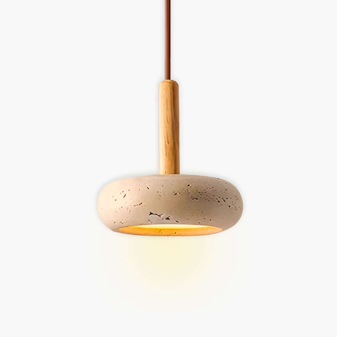 Lampa wisząca Osho z naturalnego kamienia