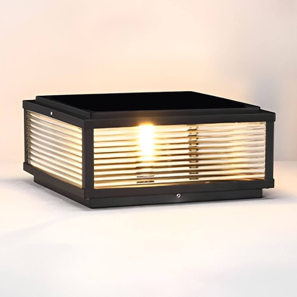 Kwadratowa Lampa Ogrodowa LED - Nowoczesne Oświetlenie Słupkowe