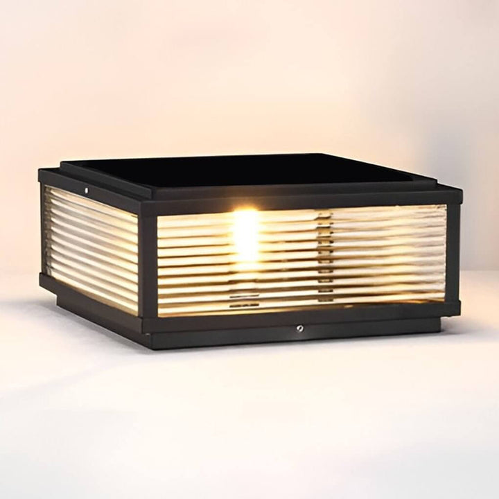 Kwadratowa Lampa Ogrodowa LED - Nowoczesne Oświetlenie Słupkowe