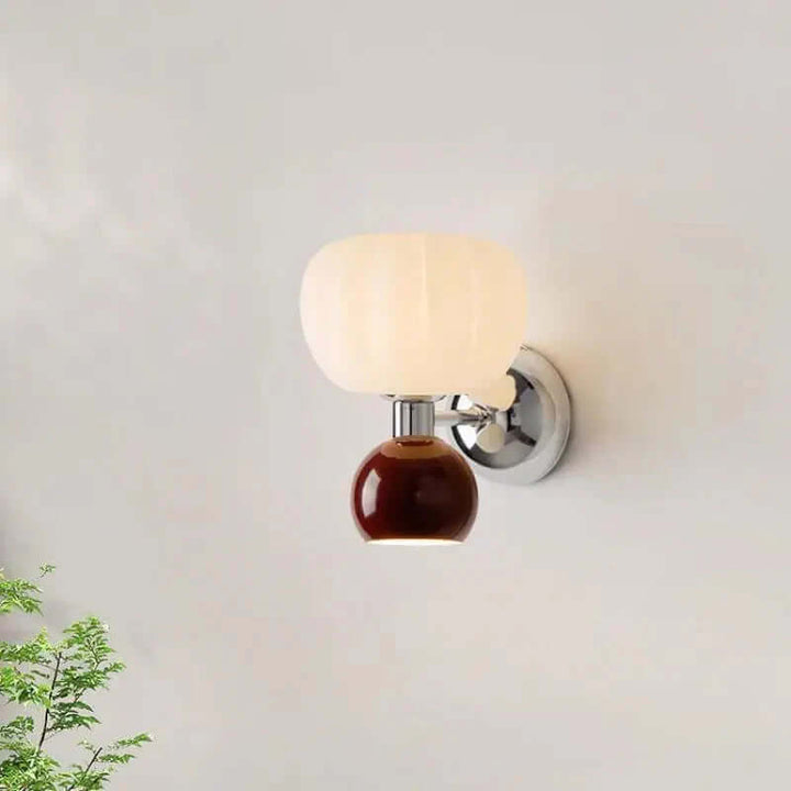 Nowoczesne kremowe kinkiety LED