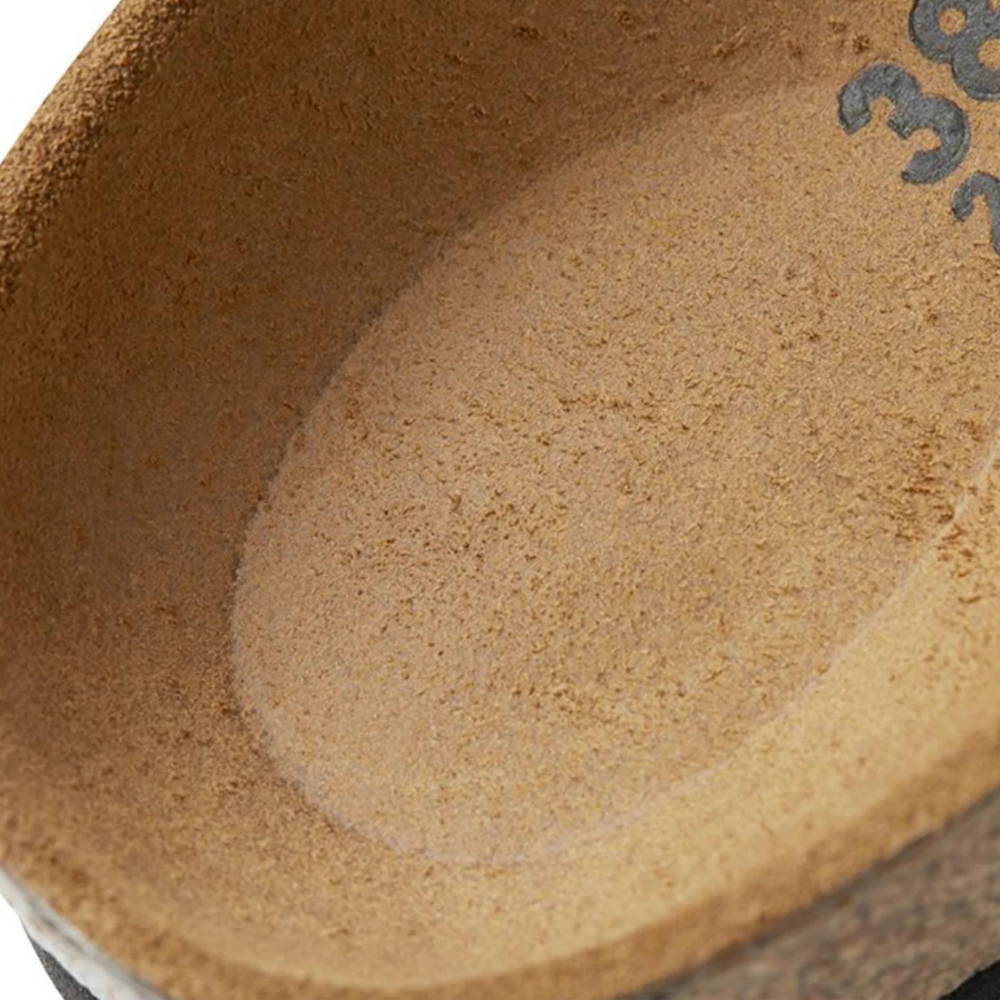 Korkowe kapcie ILMA, damskie, wygodne, nowoczesny design, adaptacyjna wkładka, rustykalne i eleganckie.