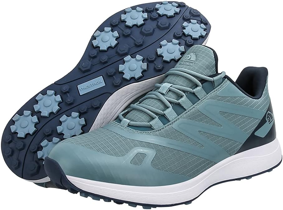 Ultralekkie i wodoodporne buty golfowe z solidnymi kolcami, w nowoczesnym stylu, dostępne w wielu kolorach.