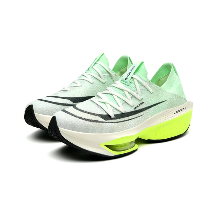 Lekkie damskie buty do biegania Stride Air, widok boczny, szary design, technologia Airflow dla lepszej oddychalności.