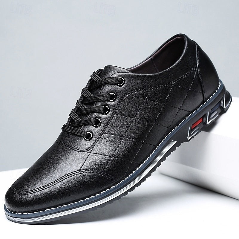 Miękkie, brązowe skórzane buty męskie, elegancki design i dzienna elegancja, idealne na każdą okazję.
