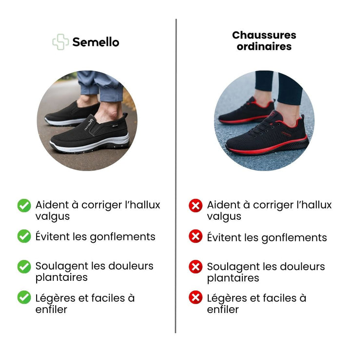 Męskie buty ortopedyczne zapewniające komfort, nowoczesny design, antypoślizgowa podeszwa, idealne na co dzień, dostępne w różnych kolorach.