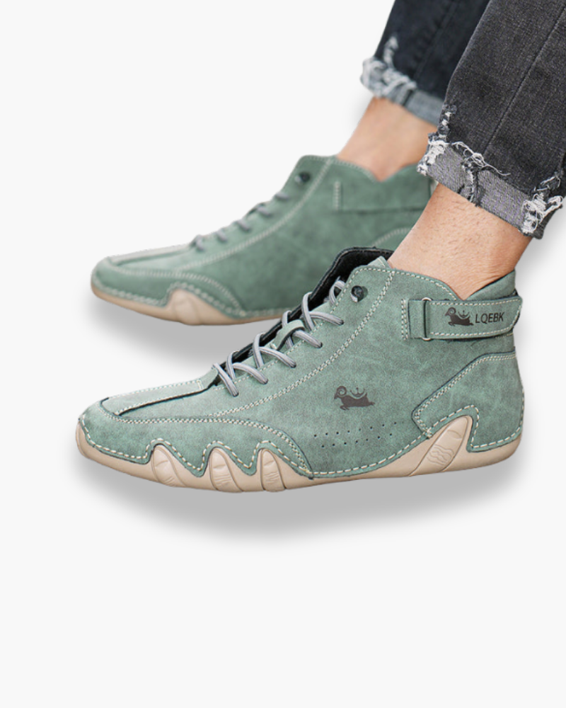 Męskie buty barefoot, wodoodporne, antypoślizgowe, zapewniające naturalny komfort na zróżnicowanym terenie.