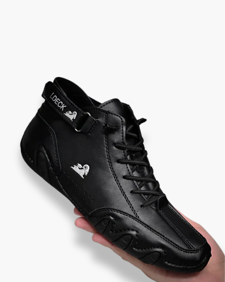 Męskie buty barefoot, wodoodporne, antypoślizgowe, zapewniające naturalny komfort na zróżnicowanym terenie.