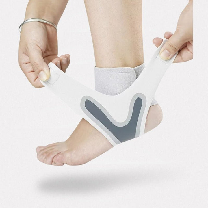 Regulowana opaska uciskowa na kostkę dla ulgi w bólu kostki, zwalcza zwichnięcia i zapalenia ścięgien, dyskretny ergonomiczny design.