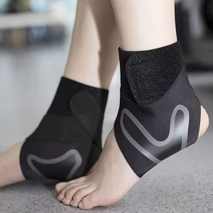 Regulowana opaska uciskowa na kostkę dla ulgi w bólu kostki, zwalcza zwichnięcia i zapalenia ścięgien, dyskretny ergonomiczny design.